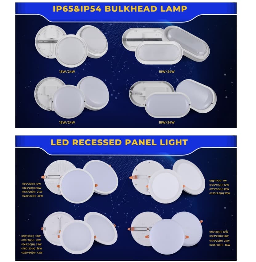 Çox satılan LED Panel İşıq və LED Aralıq Lampa