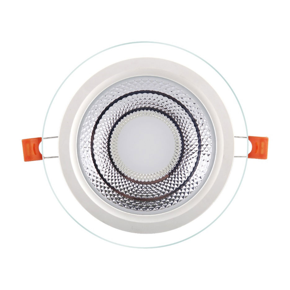 6W 12W 18W 24W Şüşə Panel Downlight